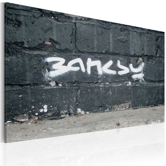 Canvas Print - Banksy: signature - www.trendingbestsellers.com