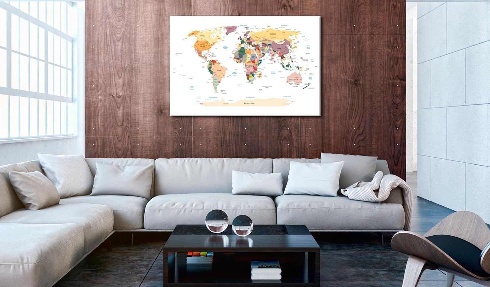 Decorative Pinboard - World Map [Cork Map] - www.trendingbestsellers.com
