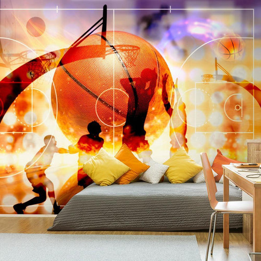 Peel and stick wall mural - Basketball - www.trendingbestsellers.com
