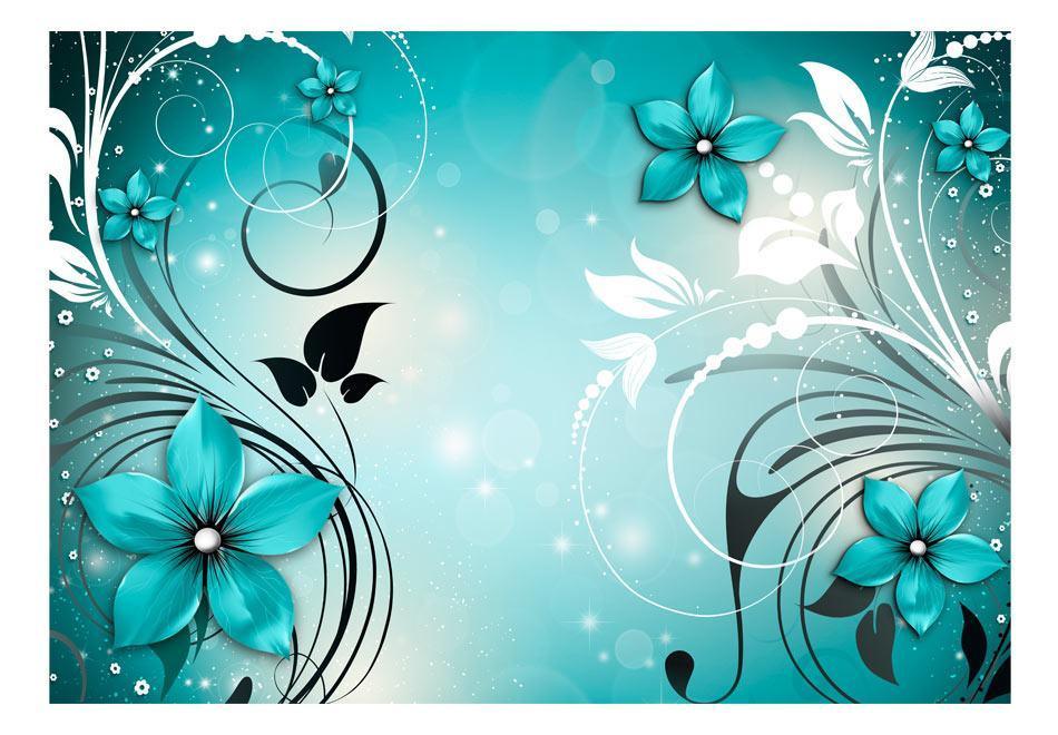 Peel and stick wall mural - Turquoise dream - www.trendingbestsellers.com