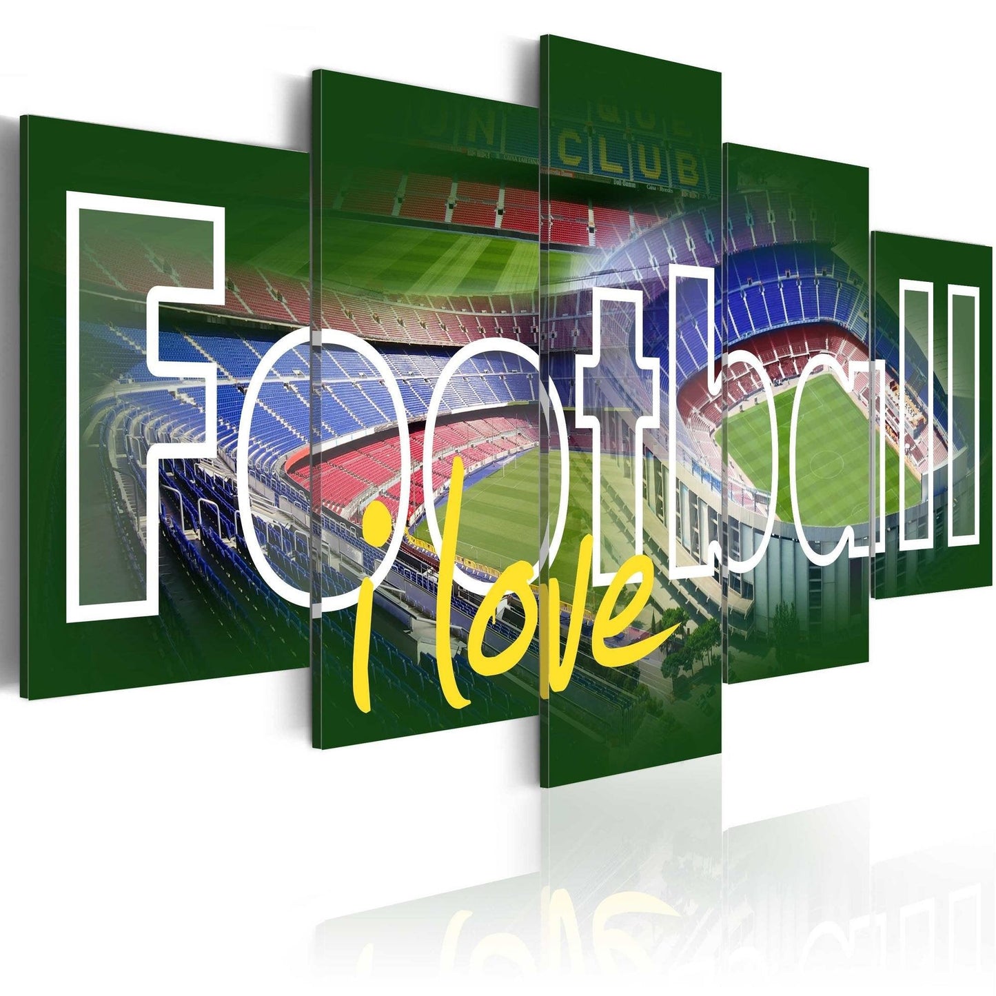 Canvas Print - I Love Football - www.trendingbestsellers.com