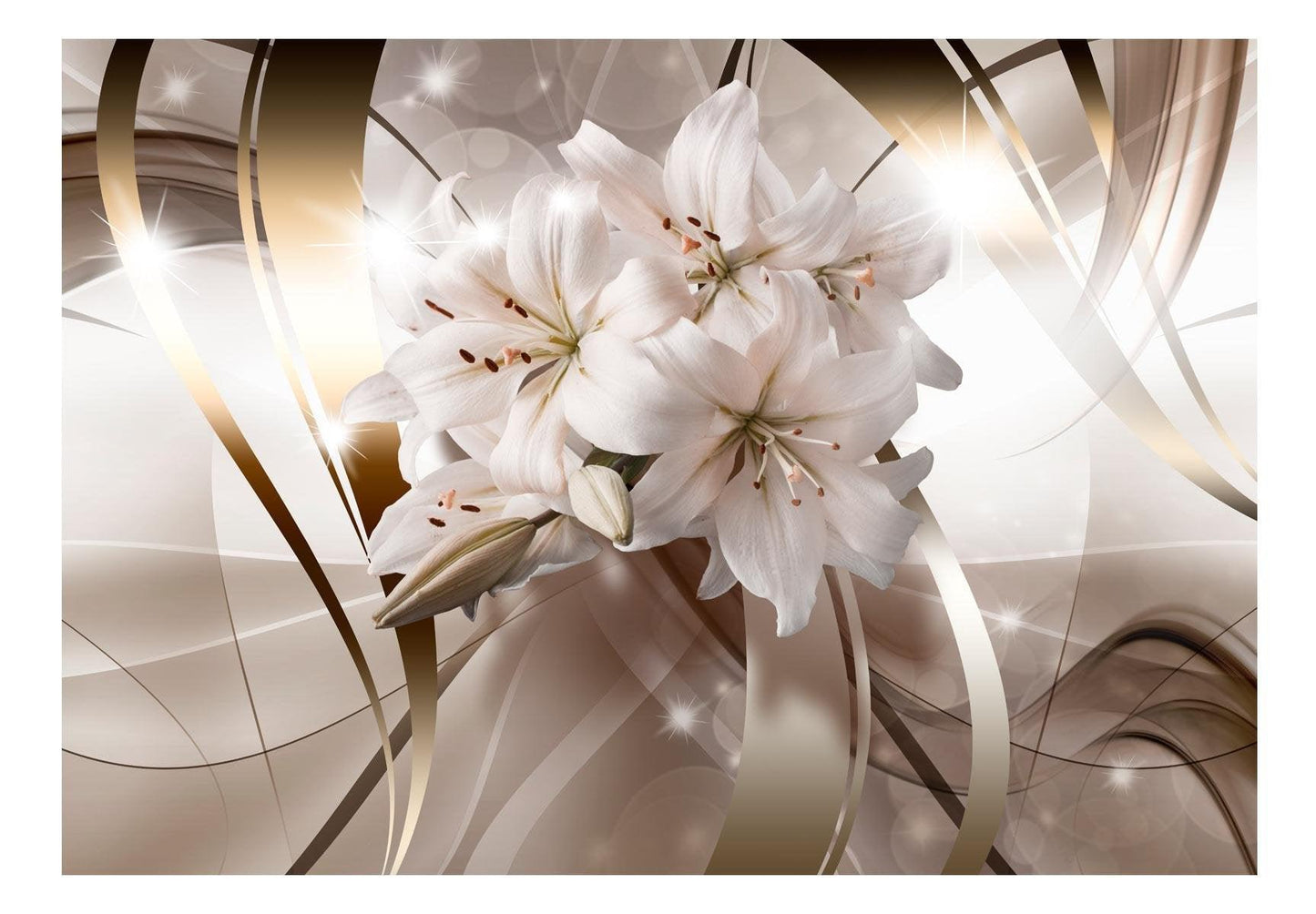 Peel and stick wall mural - Lily Bunch - www.trendingbestsellers.com