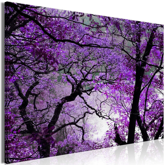 Canvas Print - Purple Afternoon (1 Part) Wide - www.trendingbestsellers.com