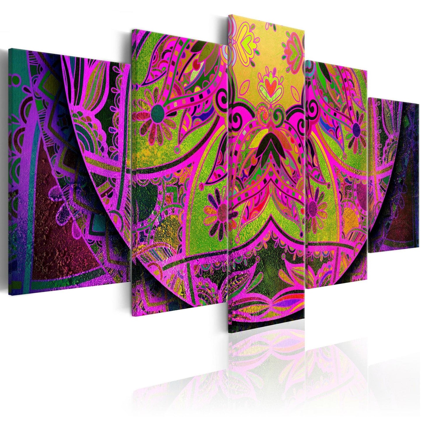 Canvas Print - Mandala: Pink Power - www.trendingbestsellers.com