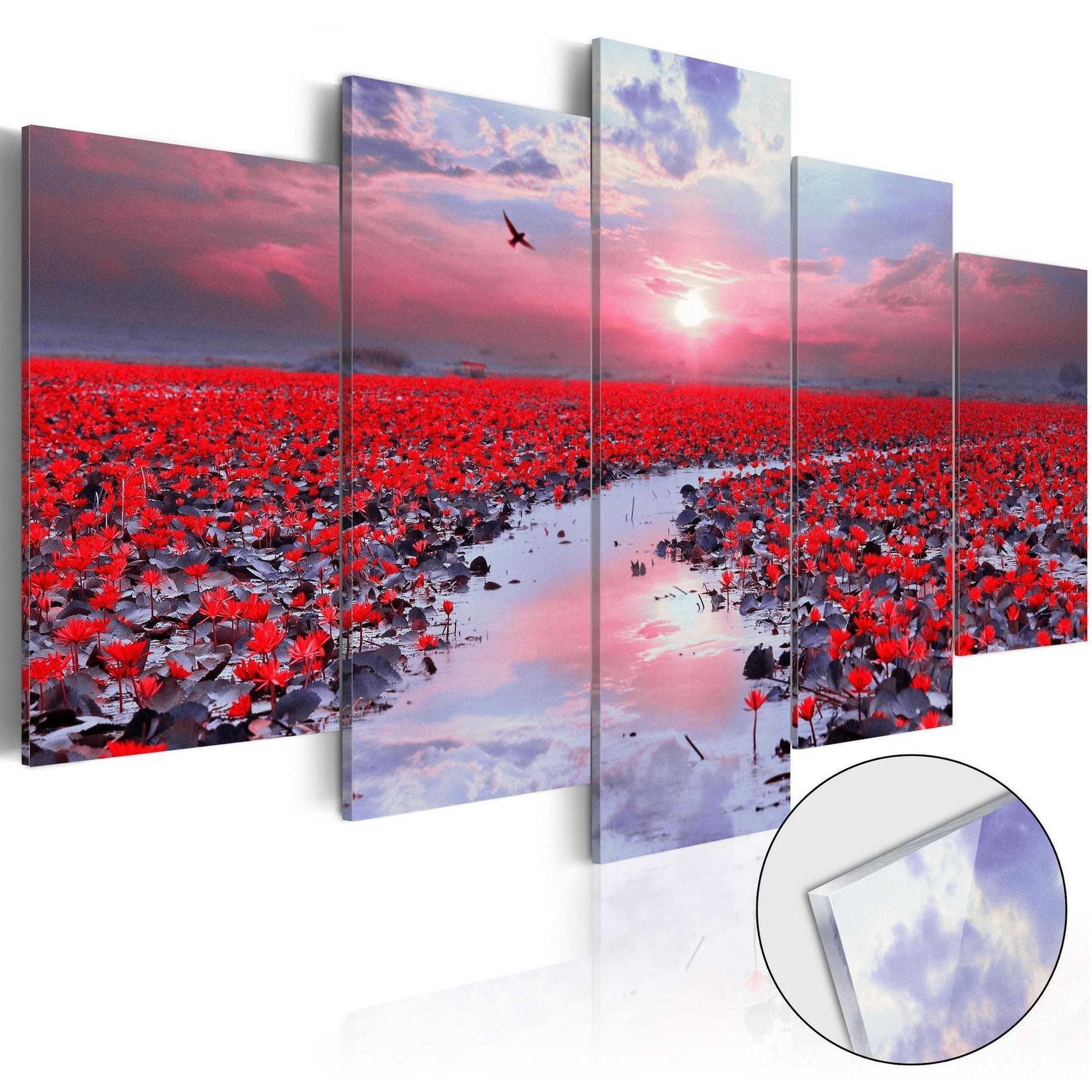 Acrylic Print - The River of Love [Glass] - www.trendingbestsellers.com