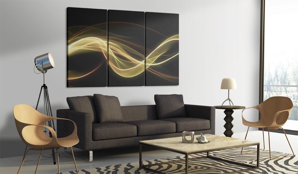 Canvas Print - A bright smoke on a black background - www.trendingbestsellers.com