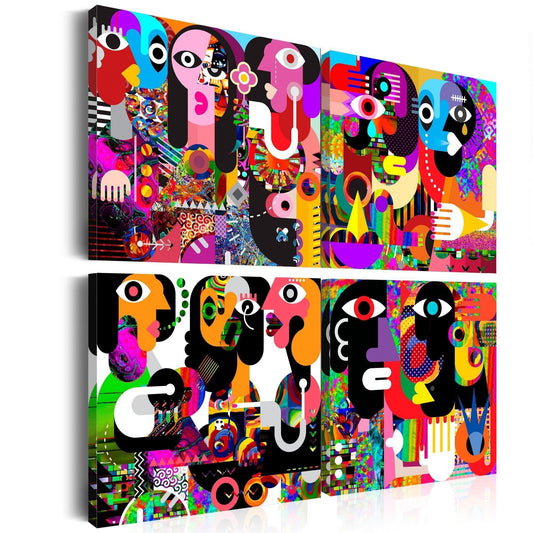 Canvas Print - Abstract Conversations - www.trendingbestsellers.com