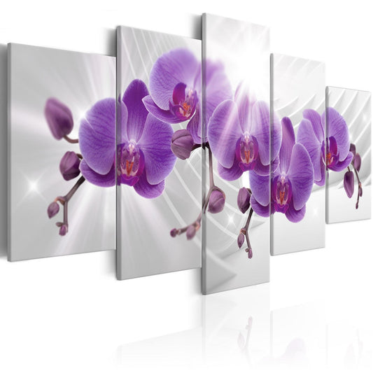 Canvas Print - Abstract Garden: Purple Orchis - www.trendingbestsellers.com
