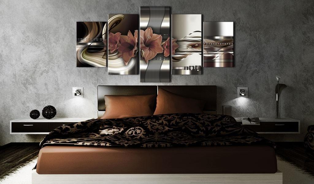 Canvas Print - Abstraction and Amaryllis - www.trendingbestsellers.com