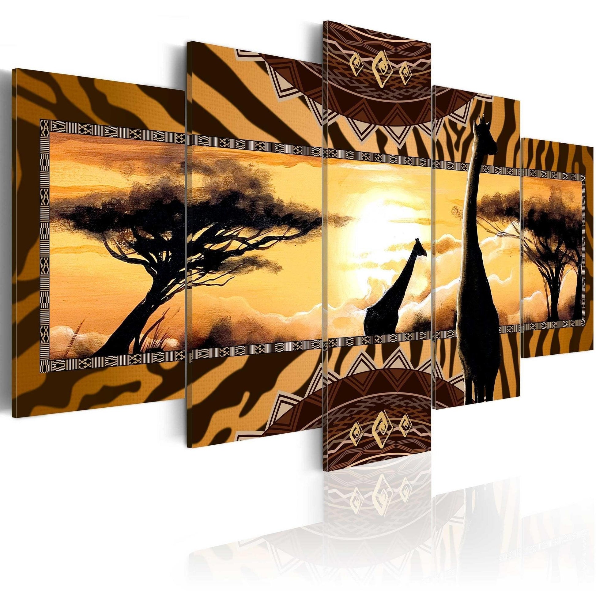 Canvas Print - African giraffes - www.trendingbestsellers.com
