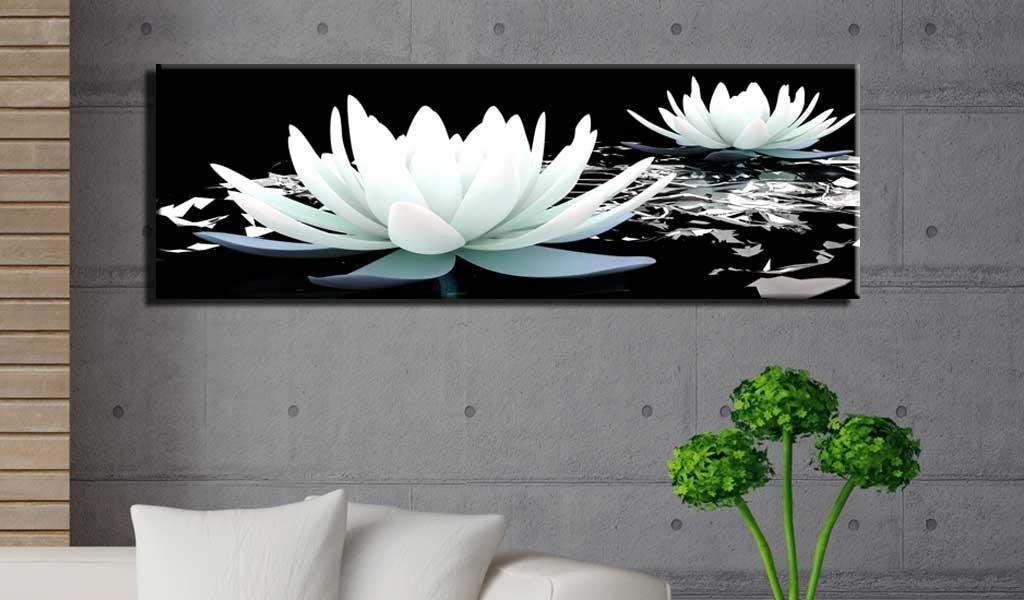 Canvas Print - Alabaster lilies - www.trendingbestsellers.com