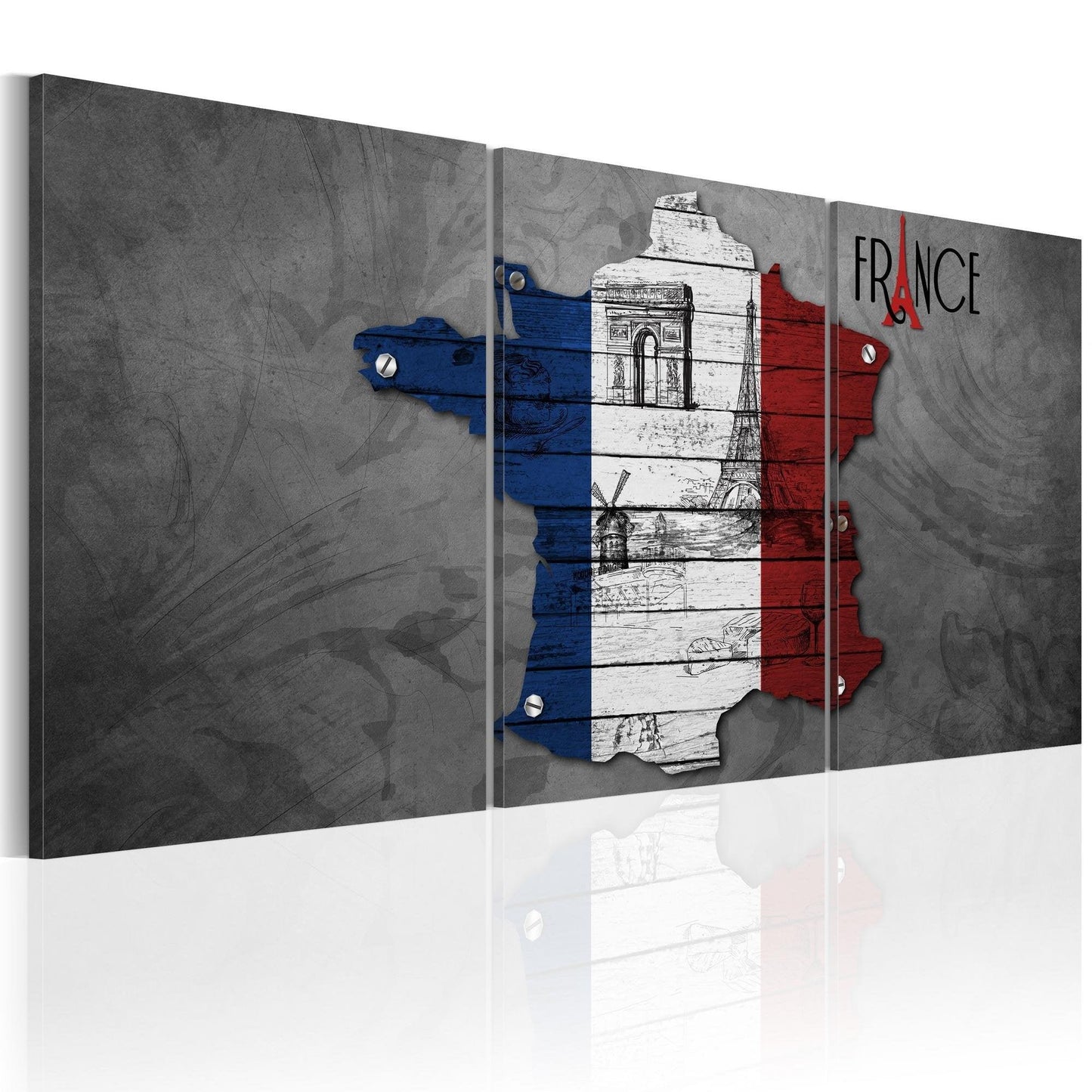 Canvas Print - All about France - www.trendingbestsellers.com