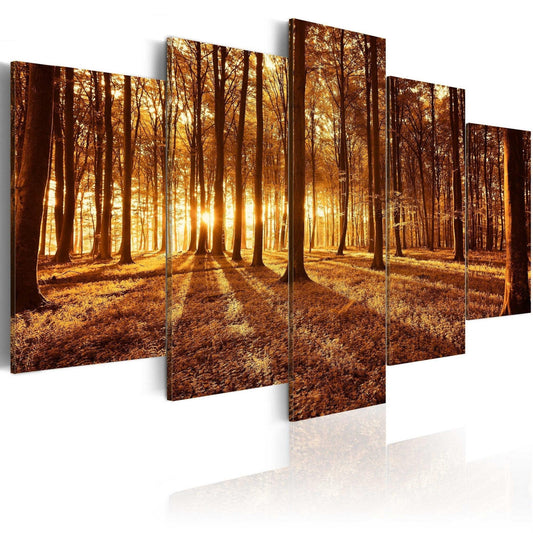 Canvas Print - Amber forest - www.trendingbestsellers.com