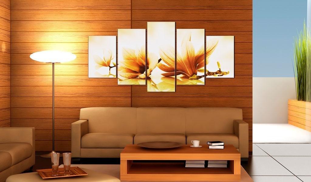 Canvas Print - Amber magnolias - www.trendingbestsellers.com