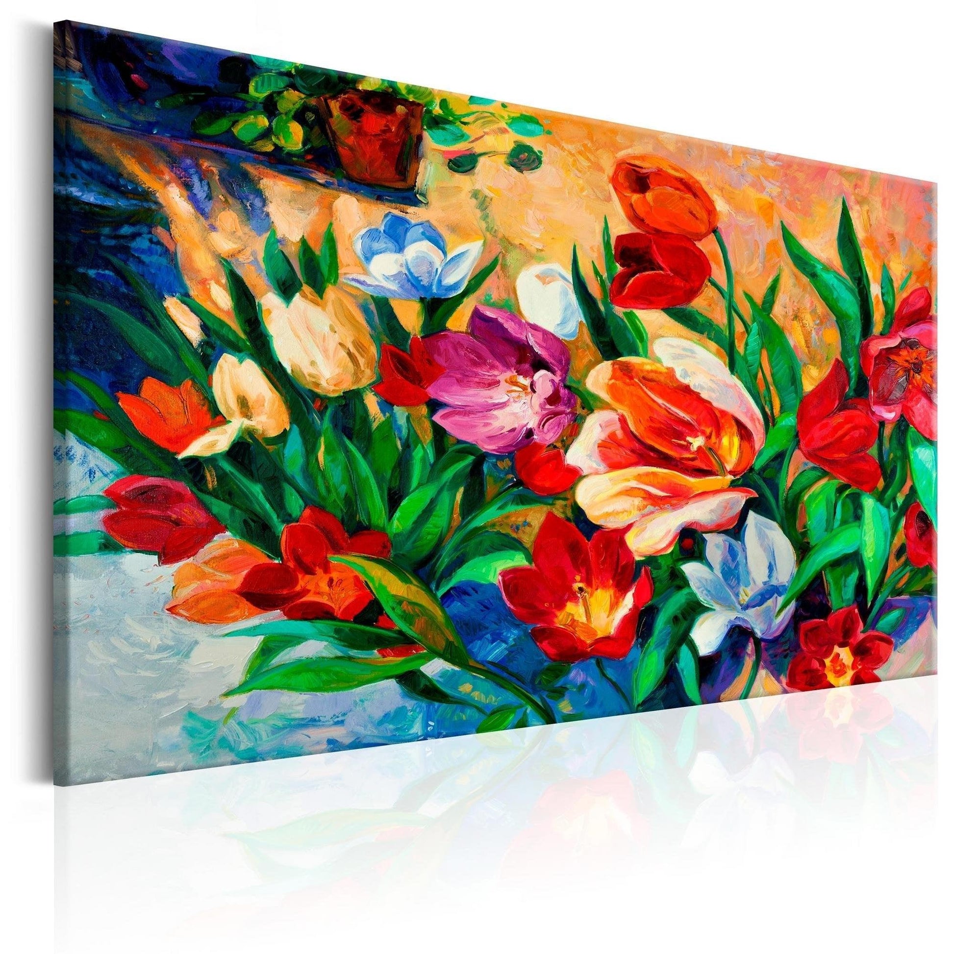 Canvas Print - Art of Colours: Tulips - www.trendingbestsellers.com