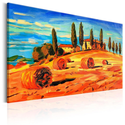 Canvas Print - August in Tuscany - www.trendingbestsellers.com