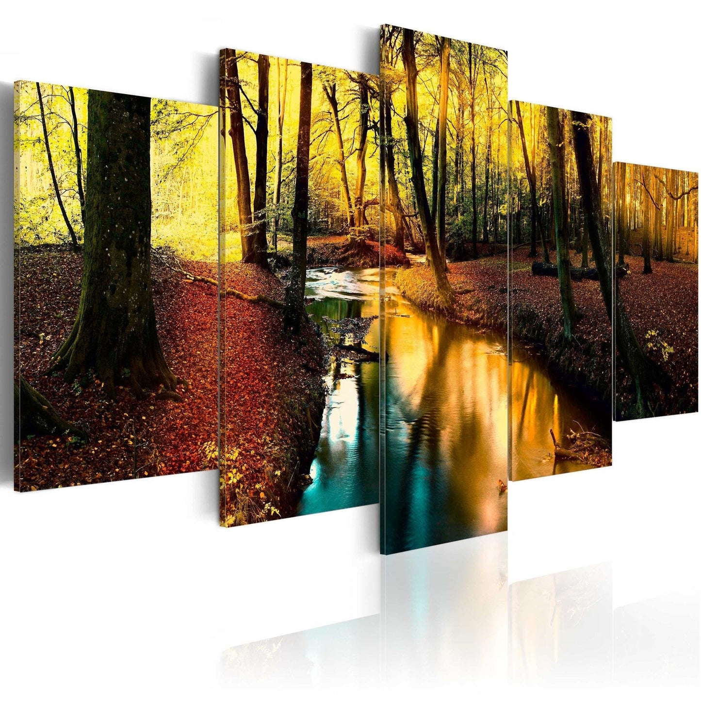 Canvas Print - Autumn silence: forest - www.trendingbestsellers.com