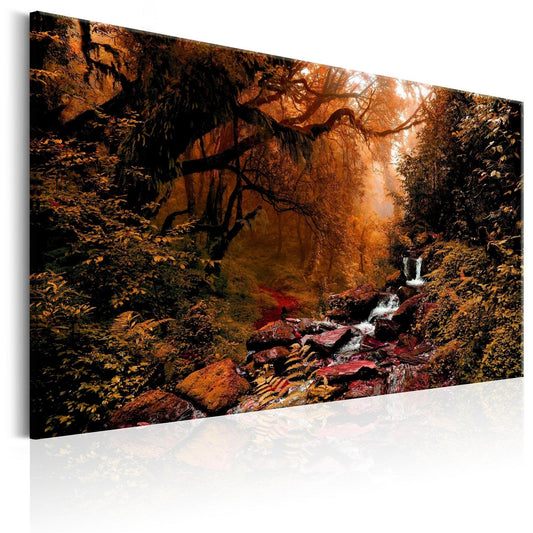 Canvas Print - Autumn Waterfall - www.trendingbestsellers.com