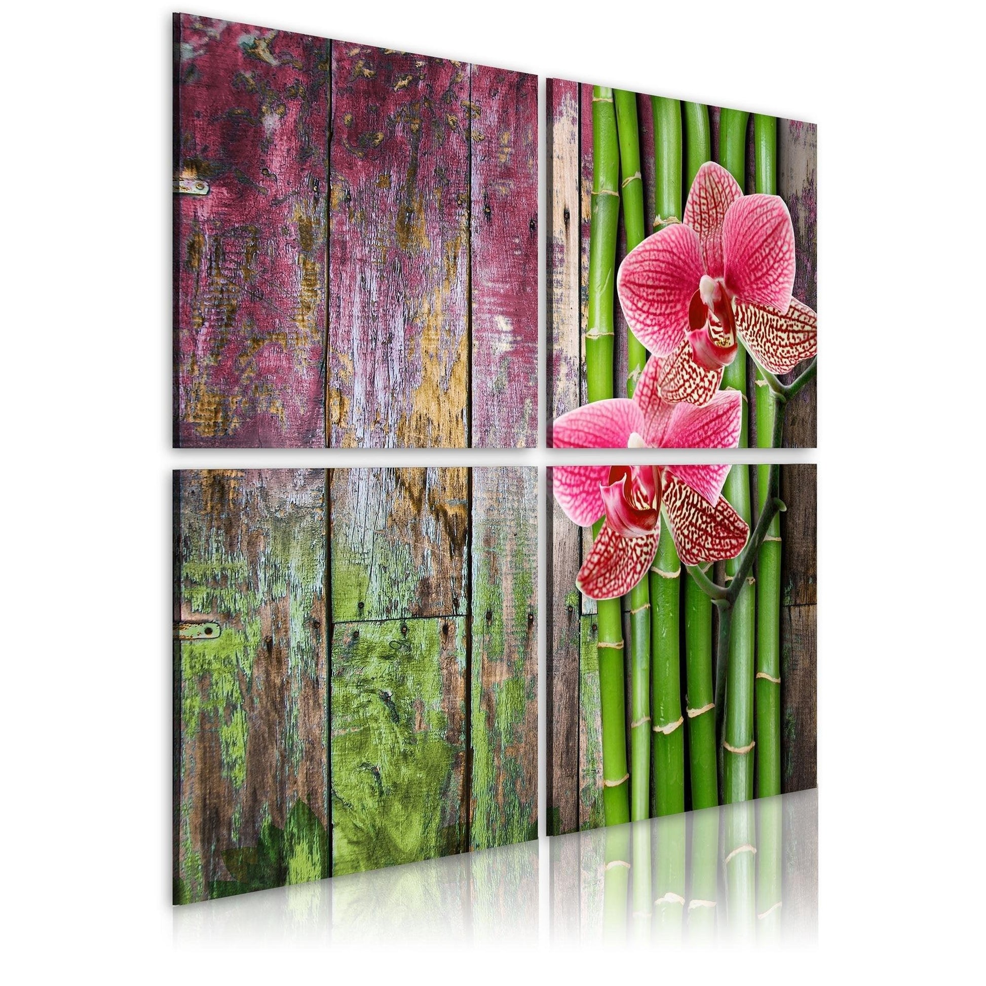 Canvas Print - Bamboo and orchid - www.trendingbestsellers.com