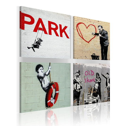Canvas Print - Banksy - urban inspiration - www.trendingbestsellers.com