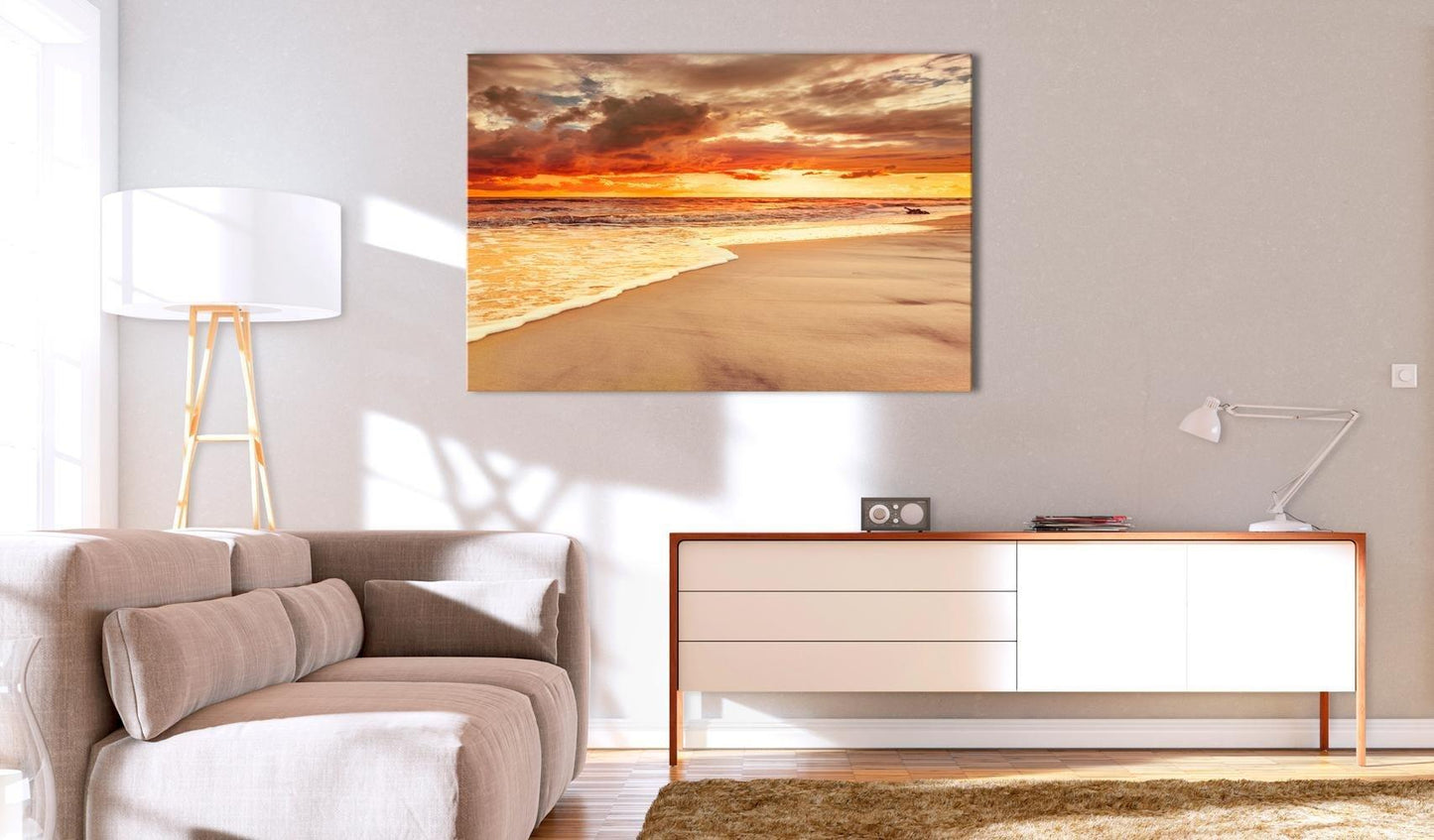 Canvas Print - Beach: Beatiful Sunset II - www.trendingbestsellers.com