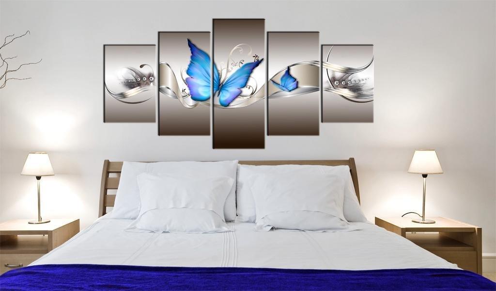 Canvas Print - Blue butterflies - www.trendingbestsellers.com