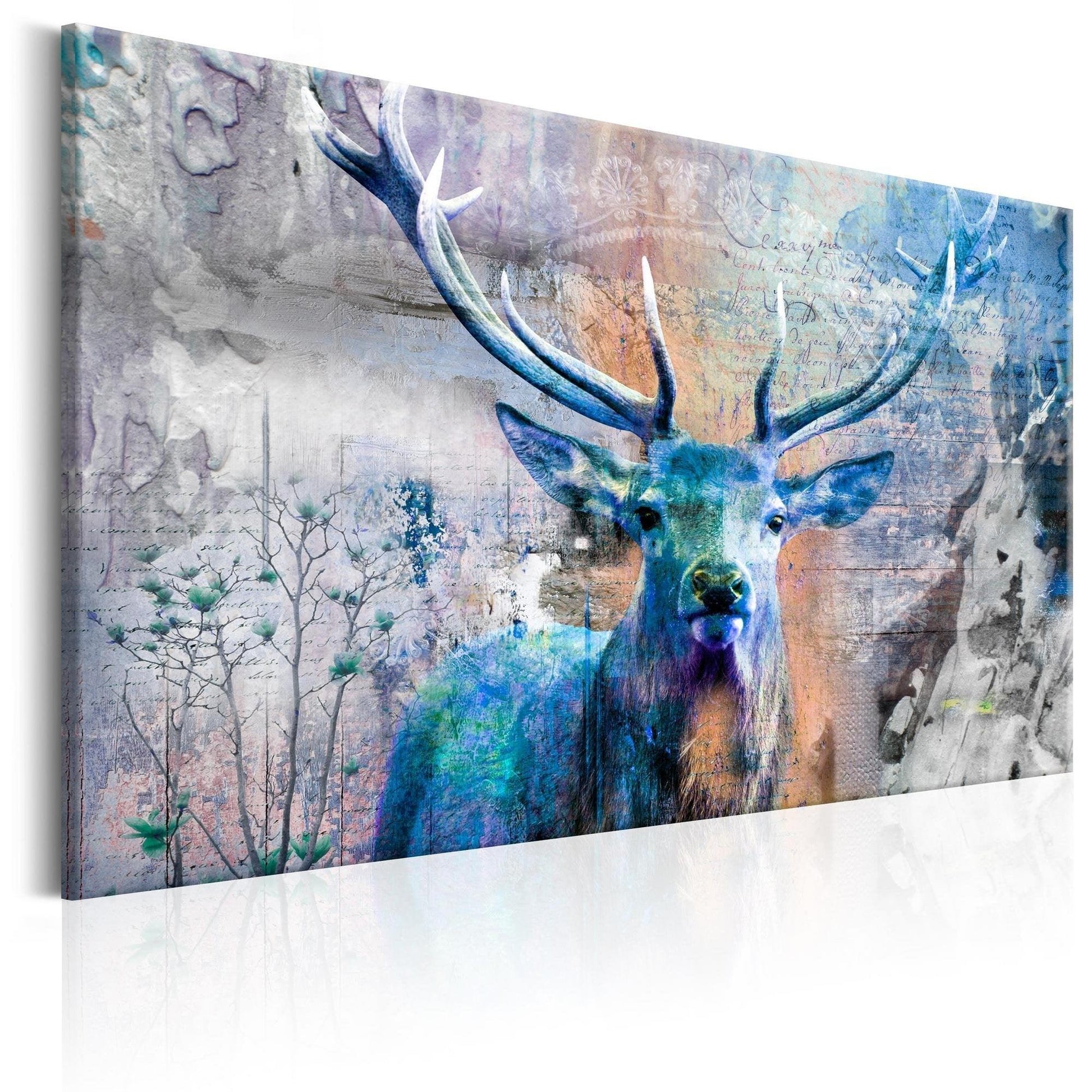 Canvas Print - Blue Deer - www.trendingbestsellers.com