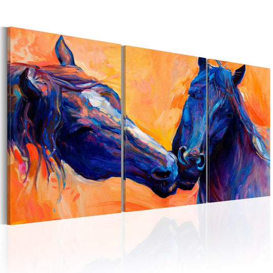 Canvas Print - Blue Horses - www.trendingbestsellers.com