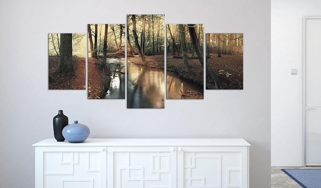 Canvas Print - Brown autumn: forest - www.trendingbestsellers.com