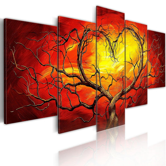 Canvas Print - Burning heart - www.trendingbestsellers.com