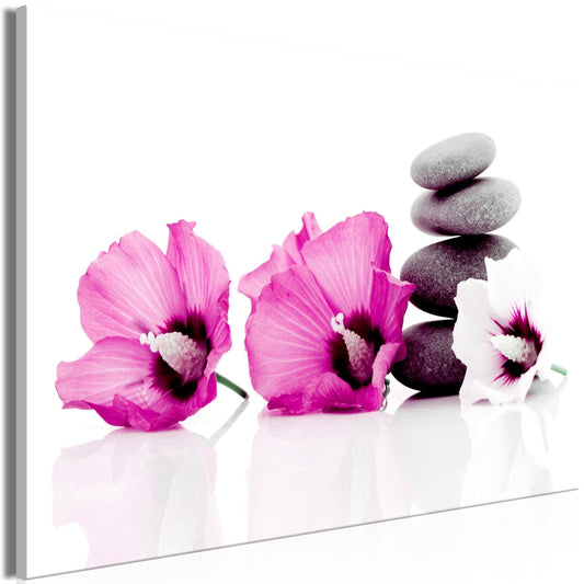 Canvas Print - Calm Mallow (1 Part) Wide Pink - www.trendingbestsellers.com