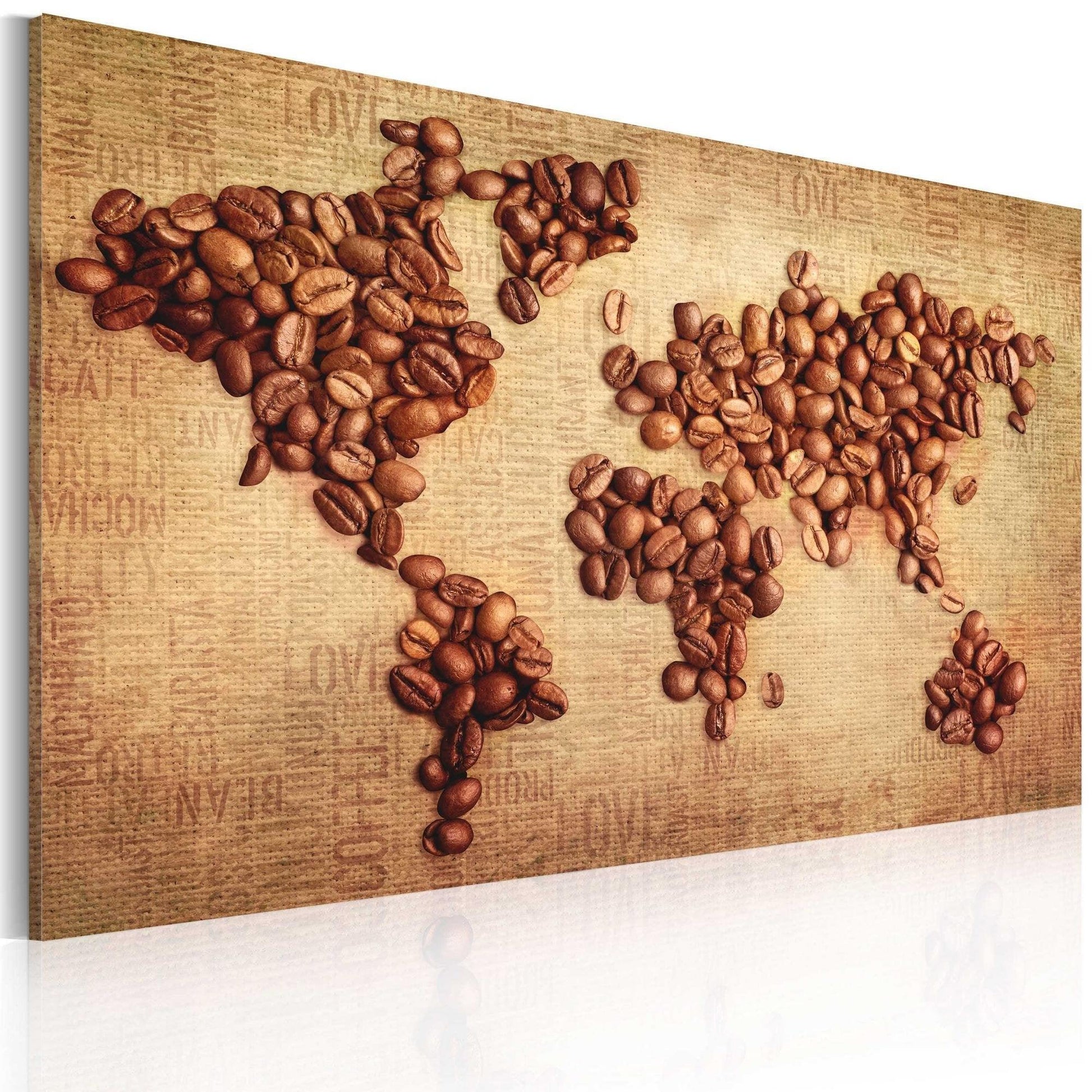 Canvas Print - Coffee from around the world - www.trendingbestsellers.com