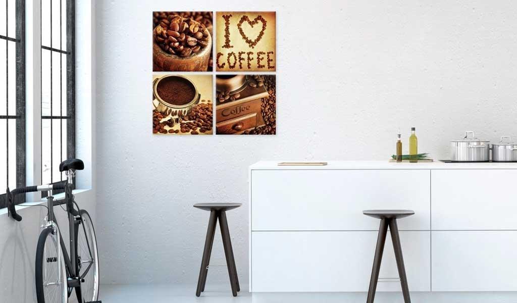 Canvas Print - Coffee - Pleasant Moments - www.trendingbestsellers.com
