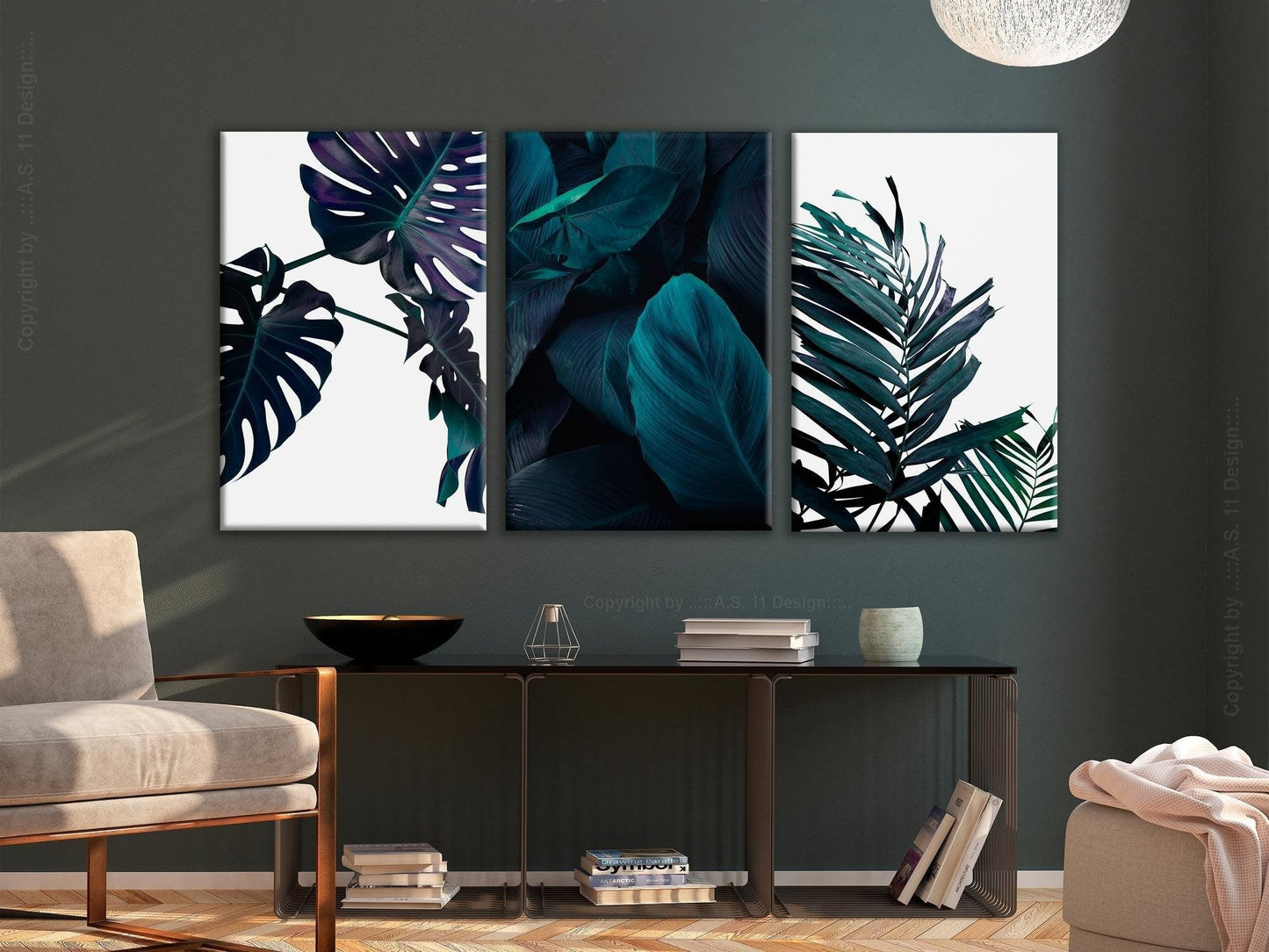 Canvas Print - Cold Leaves (3 Parts) - www.trendingbestsellers.com