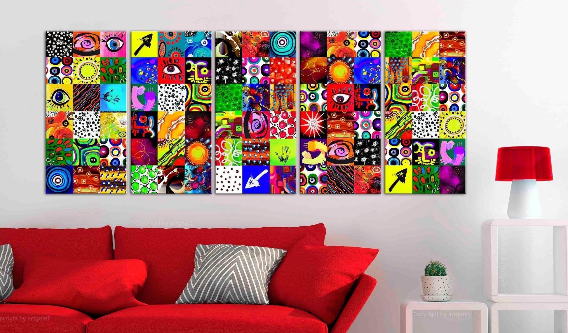 Canvas Print - Colourful Abstraction - www.trendingbestsellers.com