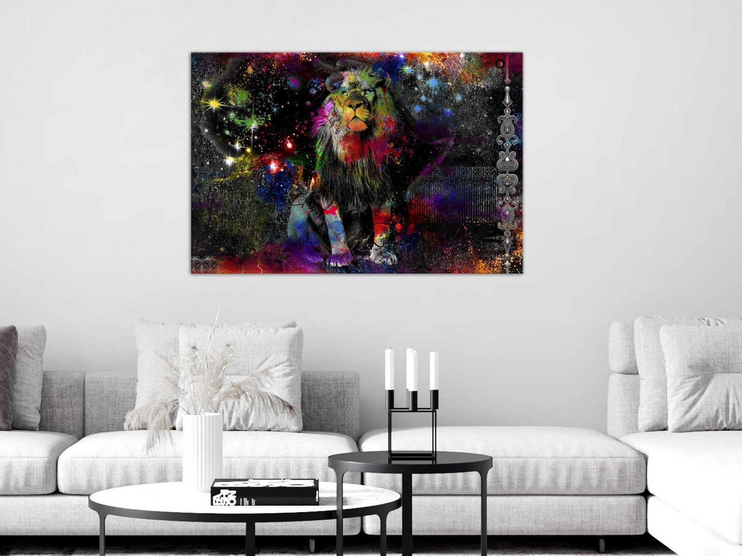 Canvas Print - Colourful Africa (1 Part) Wide - www.trendingbestsellers.com