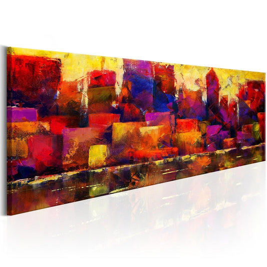 Canvas Print - Colourful City Skyline - www.trendingbestsellers.com