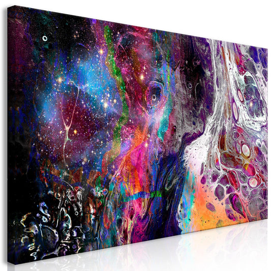 Canvas Print - Colourful Galaxy (1 Part) Wide - www.trendingbestsellers.com