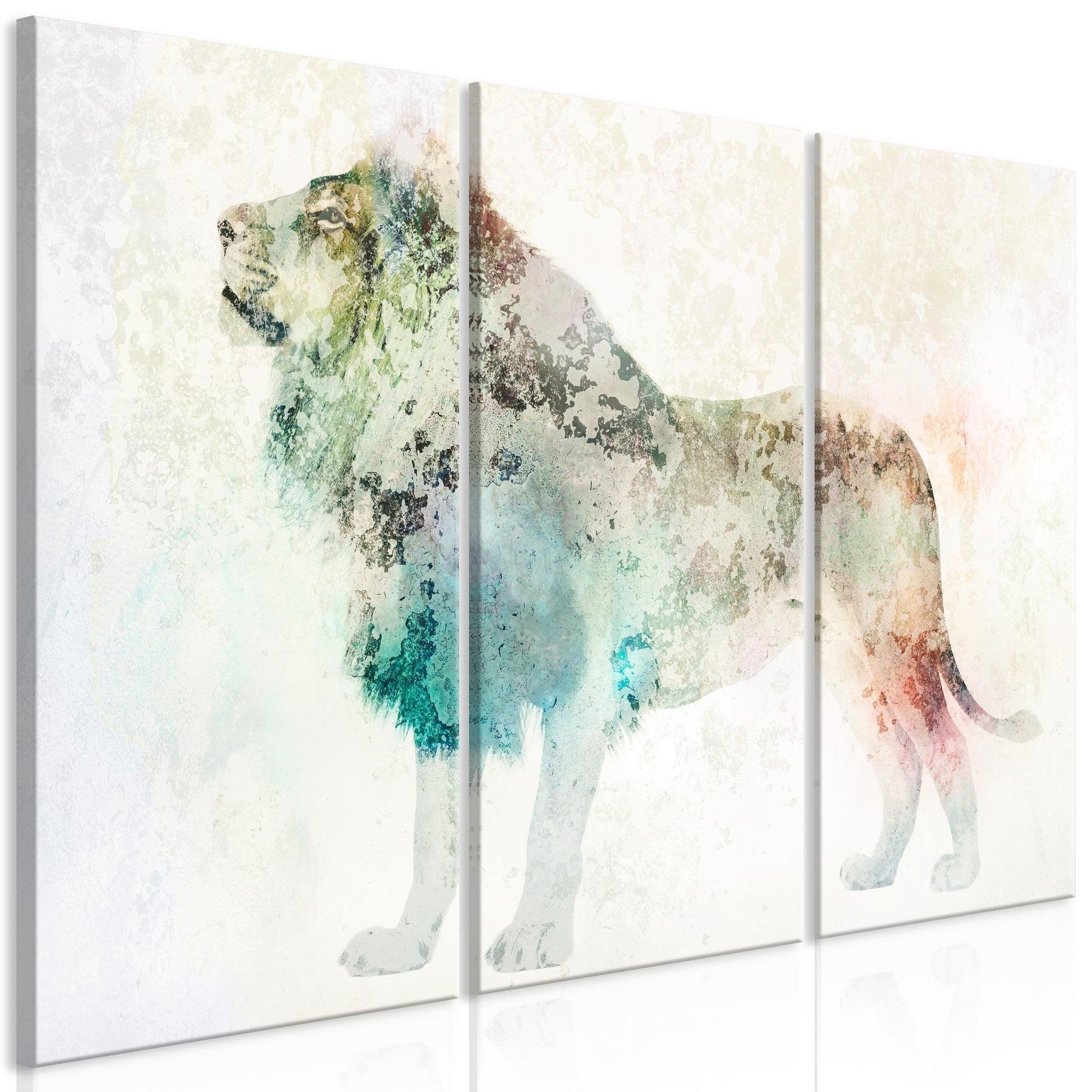 Canvas Print - Colourful King (3 Parts) - www.trendingbestsellers.com