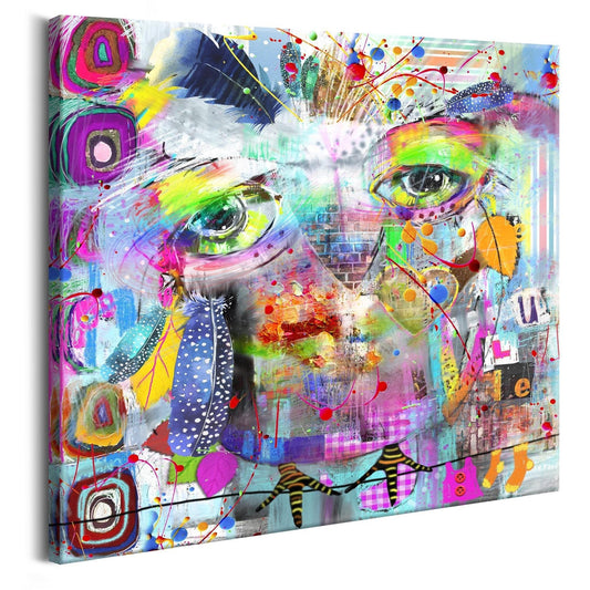 Canvas Print - Colourful Owl - www.trendingbestsellers.com