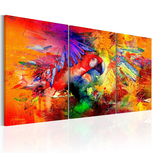 Canvas Print - Colourful Parrot - www.trendingbestsellers.com