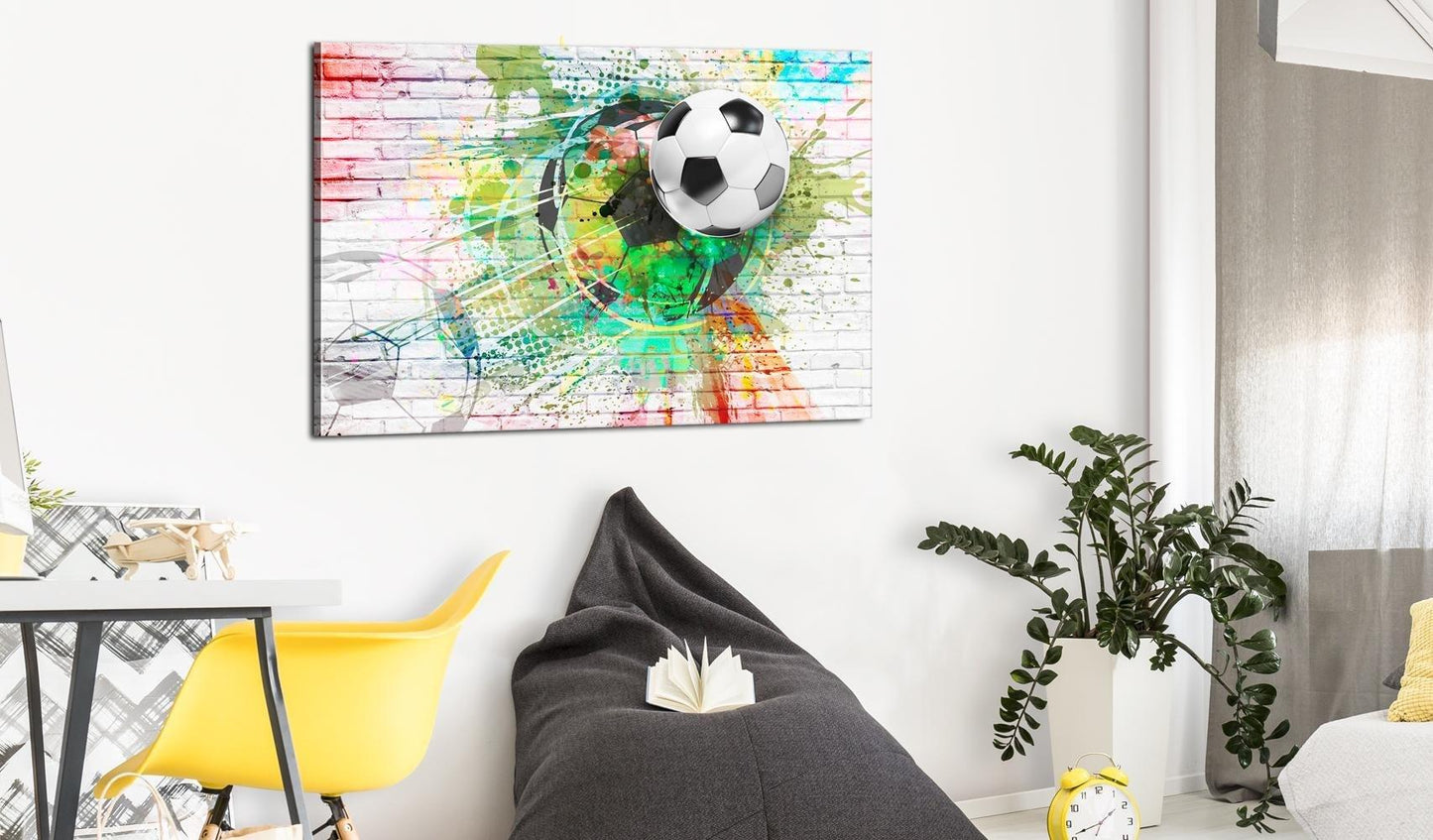Canvas Print - Colourful Sport (Football) - www.trendingbestsellers.com