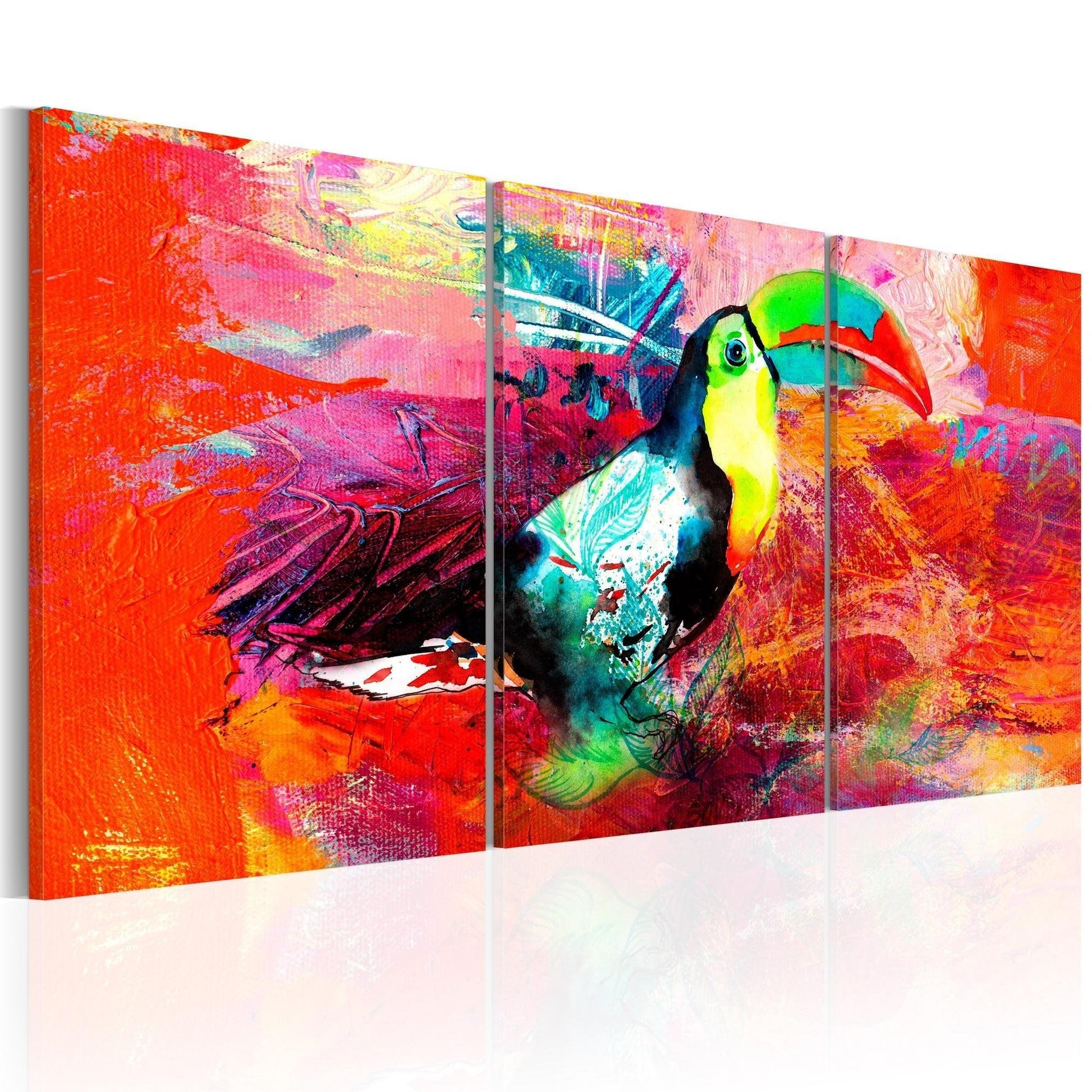 Canvas Print - Colourful Toucan - www.trendingbestsellers.com