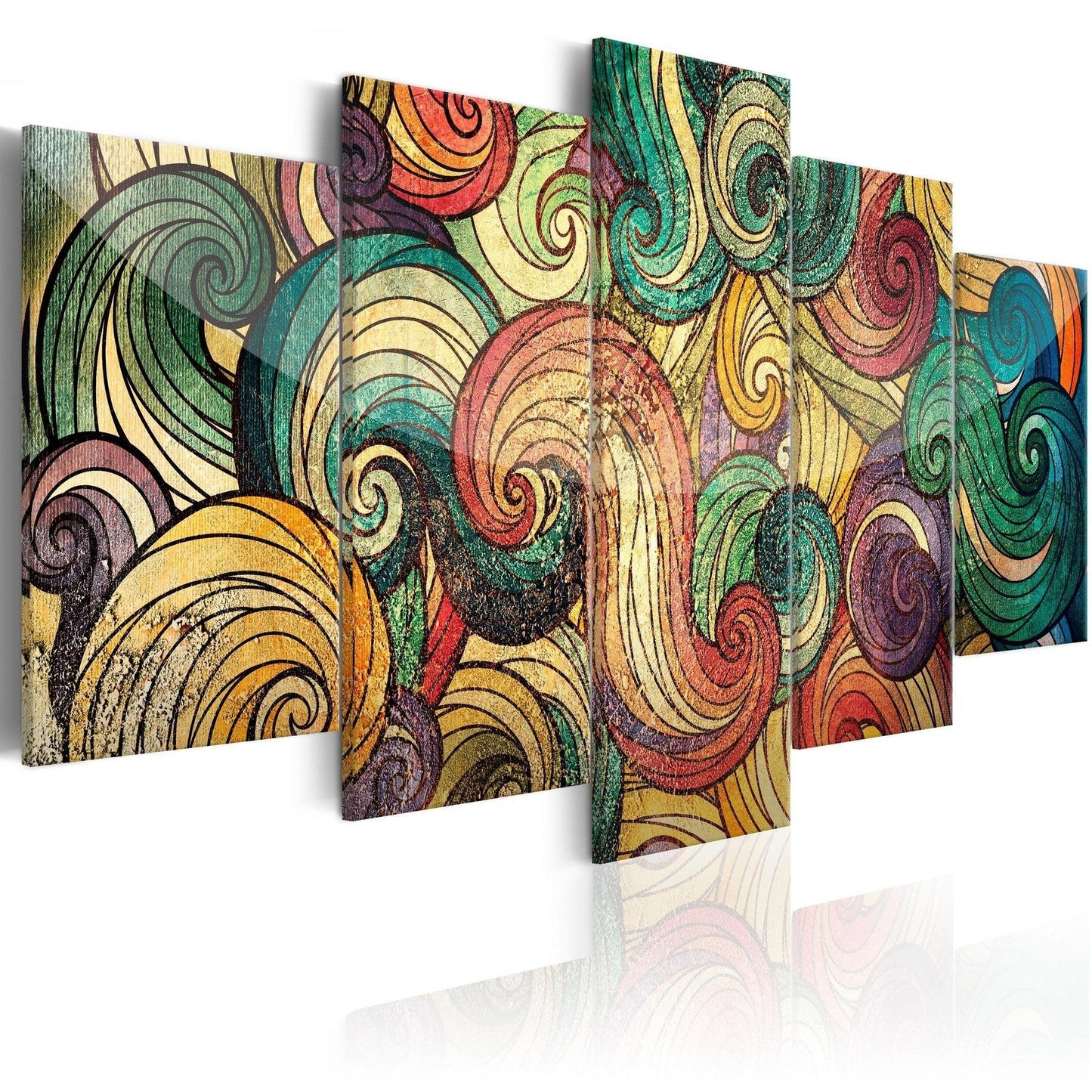 Canvas Print - Colourful Waves - www.trendingbestsellers.com