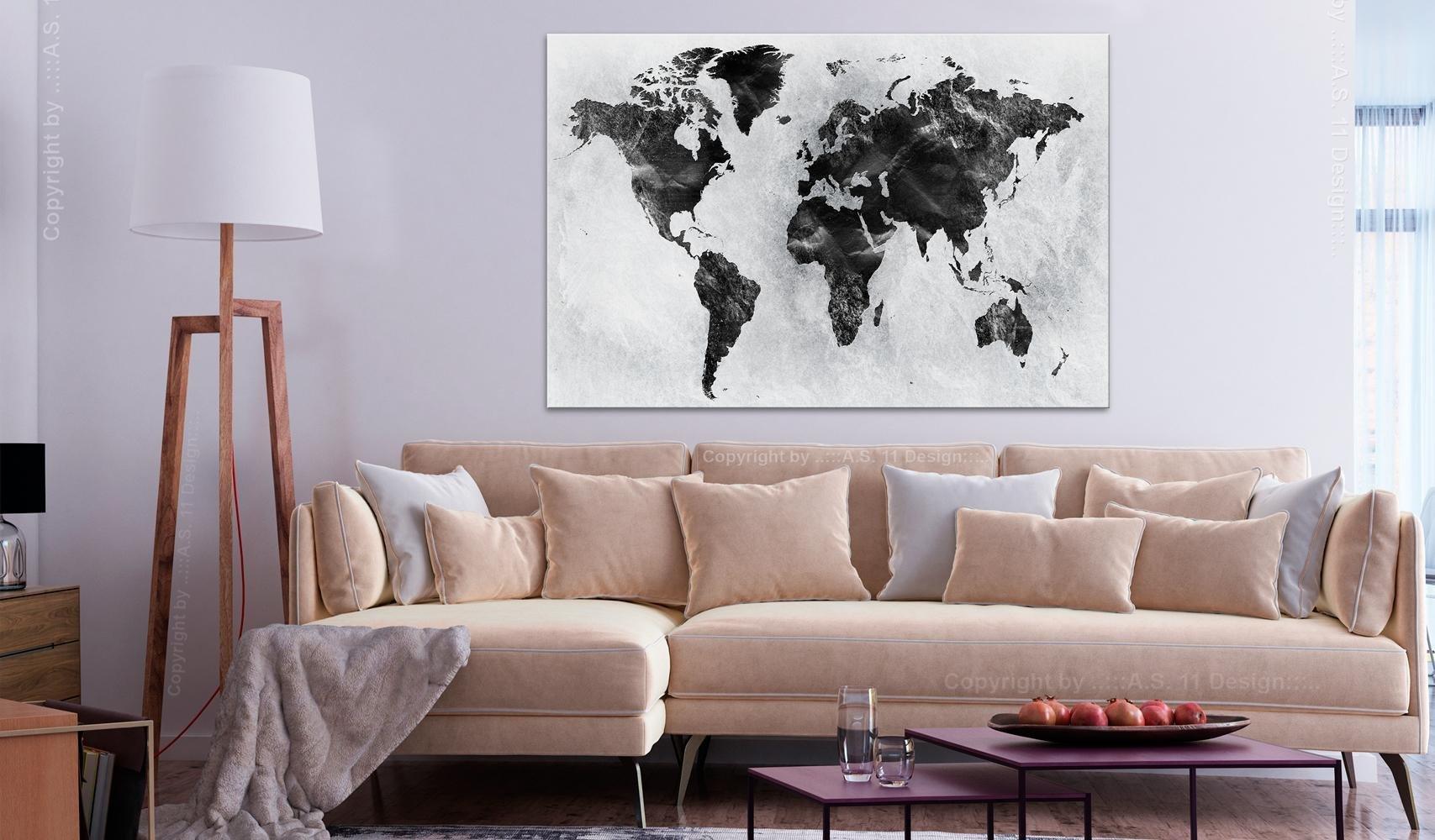 Canvas Print - Colourless World (1 Part) Wide - www.trendingbestsellers.com