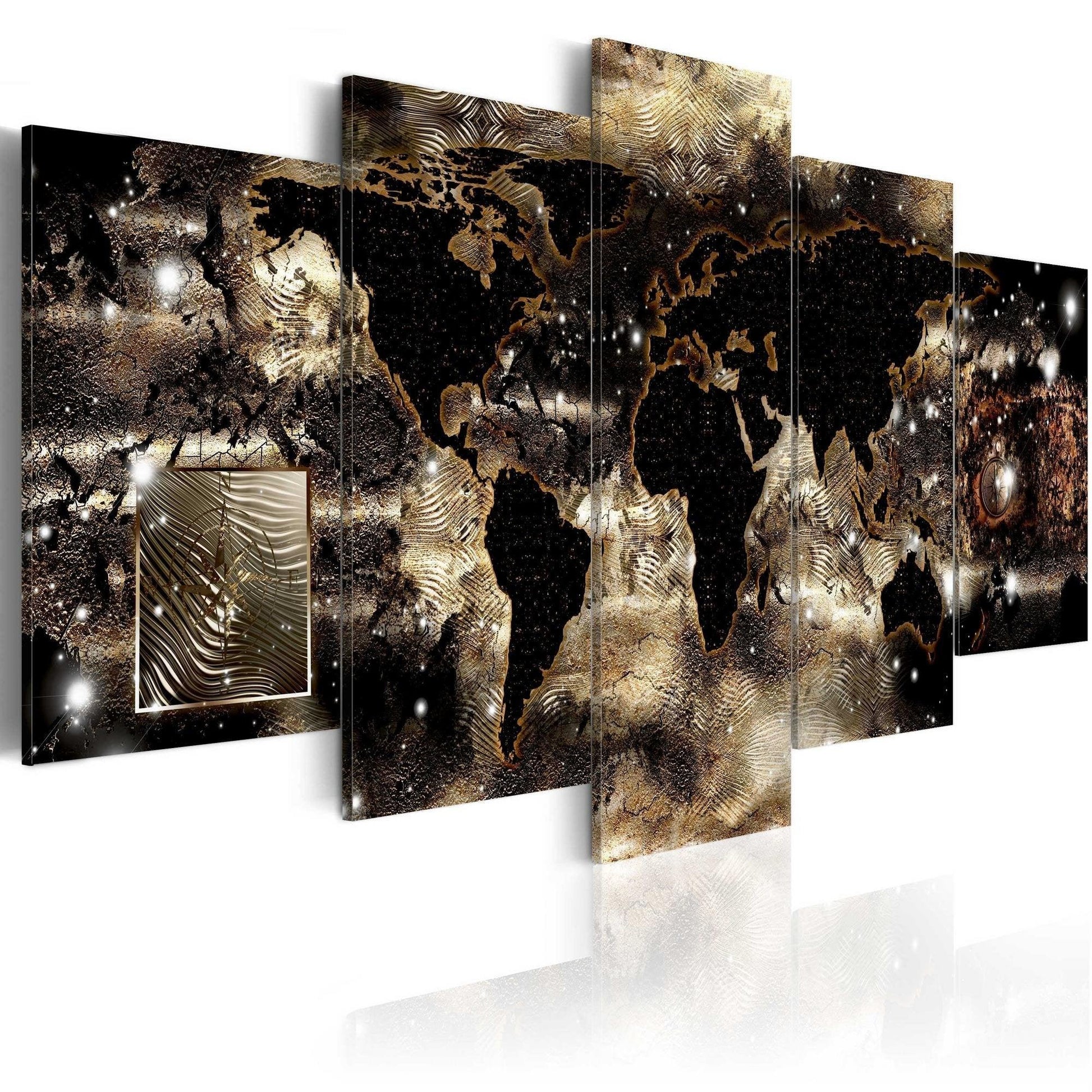 Canvas Print - Continents and stars - www.trendingbestsellers.com