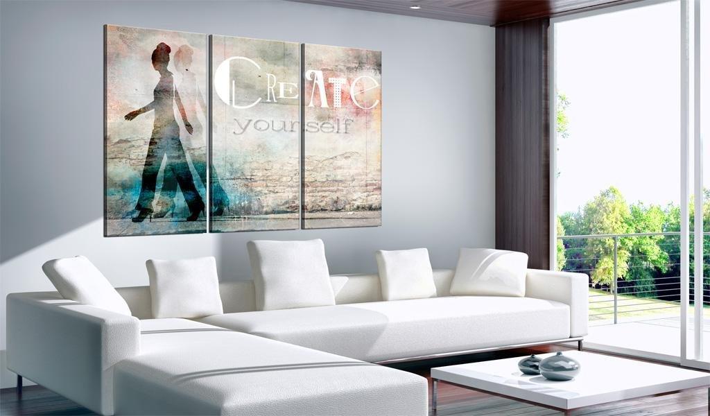 Canvas Print - Create yourself - triptych - www.trendingbestsellers.com