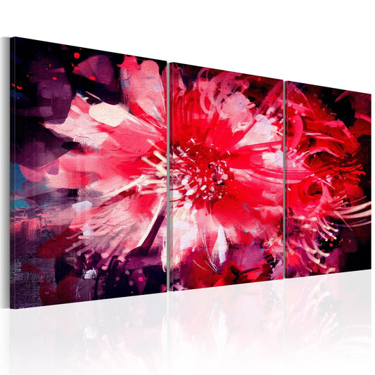 Canvas Print - Crimson Flowers - www.trendingbestsellers.com