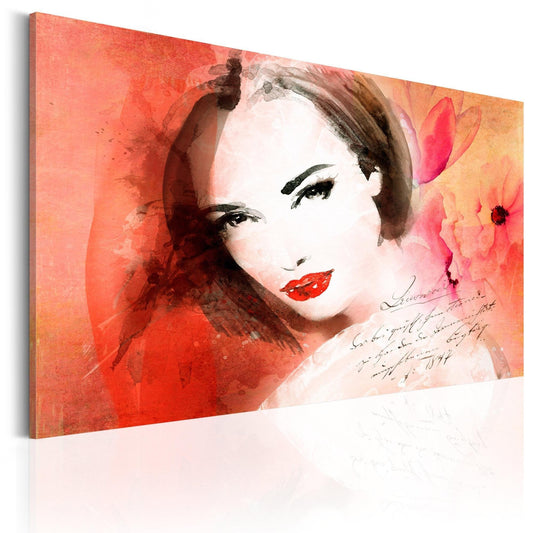 Canvas Print - Crimson Lady - www.trendingbestsellers.com