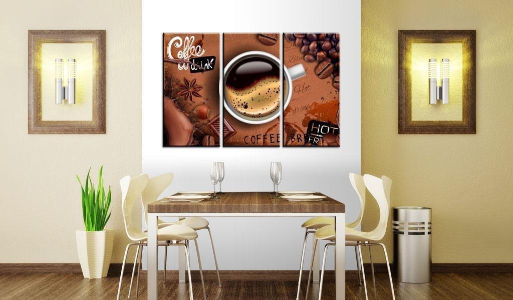 Canvas Print - Cup of hot coffee - www.trendingbestsellers.com